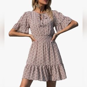 Floral Smocked Dress. Never Used.